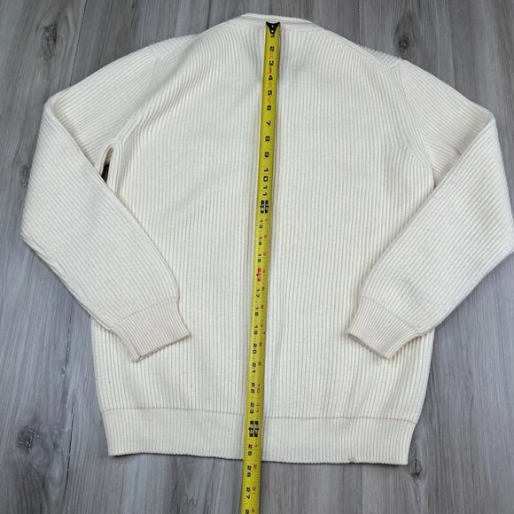 ALTEA Merinos ExtraFine Wool Roll neck Sweater Off White Cream Color Size M - Picture 13 of 13